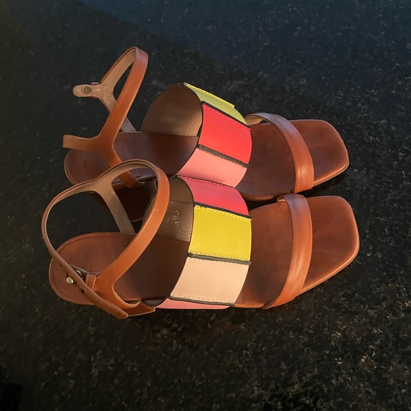 Paul Smith Color Block Heeled Sandal - Picture 3 of 10
